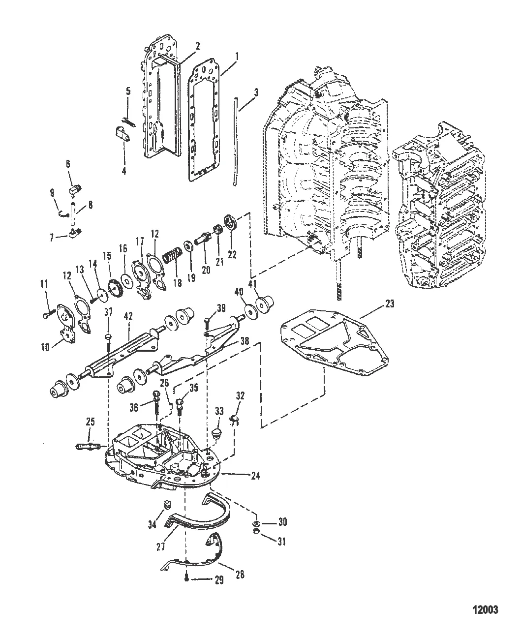 Выхлопной коллектор и пластина выхлопа