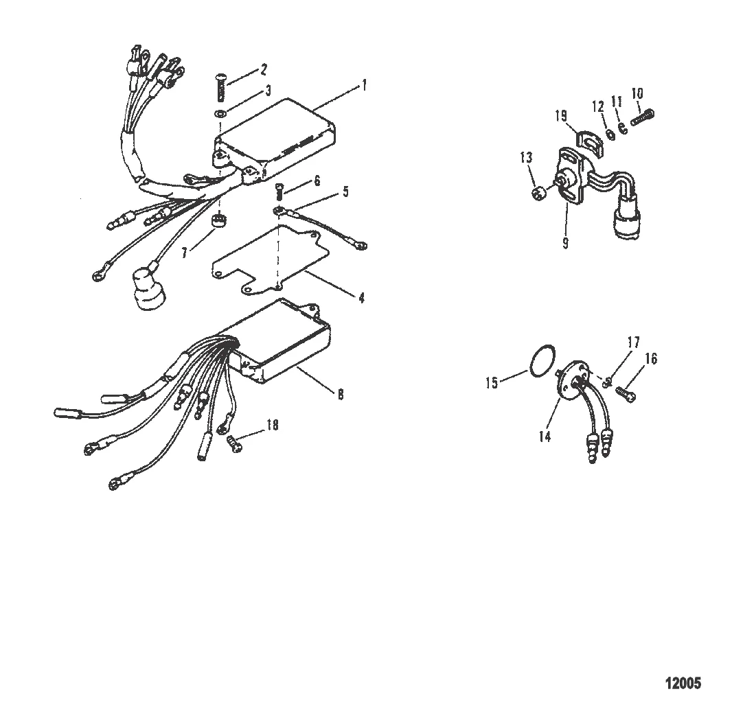 БЛОК УПРАВЛЕНИЯ ДЕТОНАЦИЕЙ/ДАТЧИК ТЕМПЕРАТУРЫ