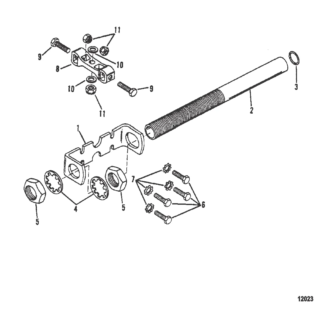 Комплект крепления рулевого механизма