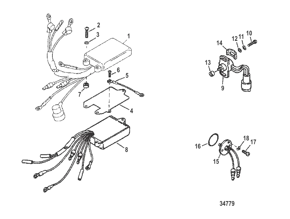 БЛОК УПРАВЛЕНИЯ ДЕТОНАЦИЕЙ/ДАТЧИК ТЕМПЕРАТУРЫ