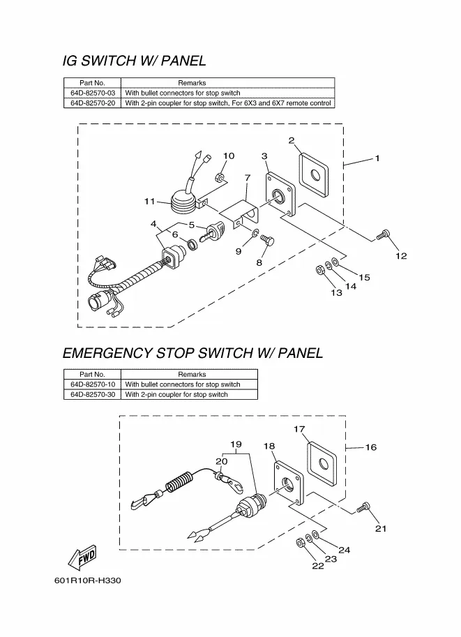 Панель переключателей 11