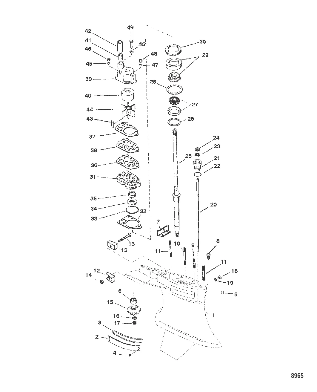 Картер редуктора (Привод) стандартное вращение/противовращение – SportMaster