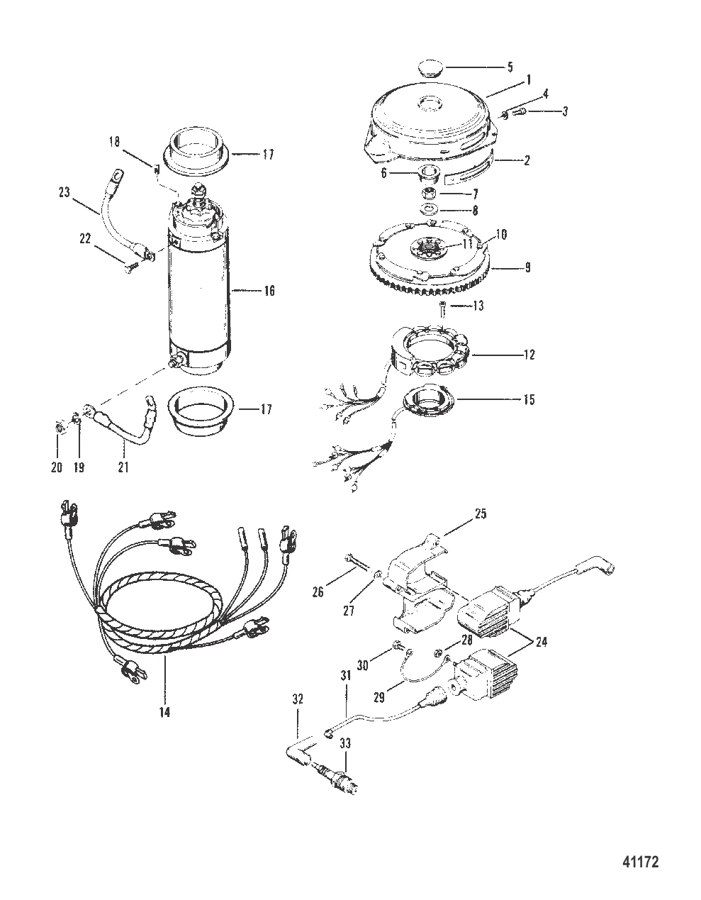 МАХОВИК, СТАРТЕР И КАТУШКИ ЗАЖИГАНИЯ