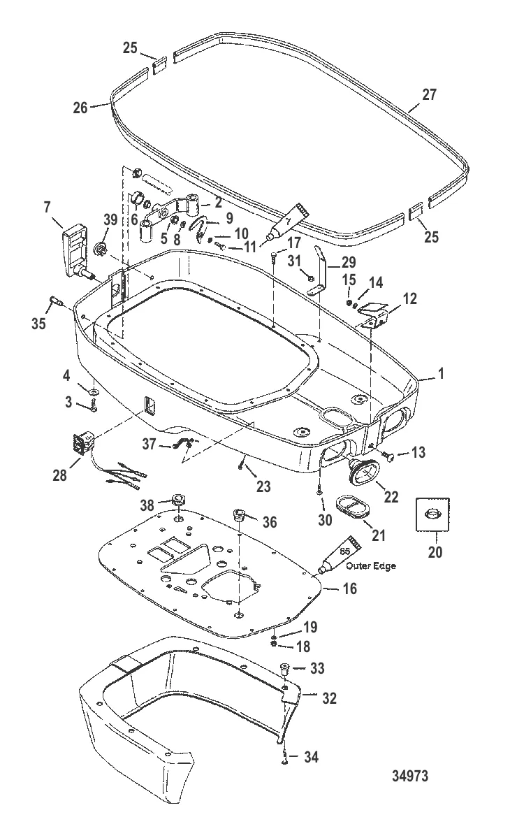 Нижний кожух