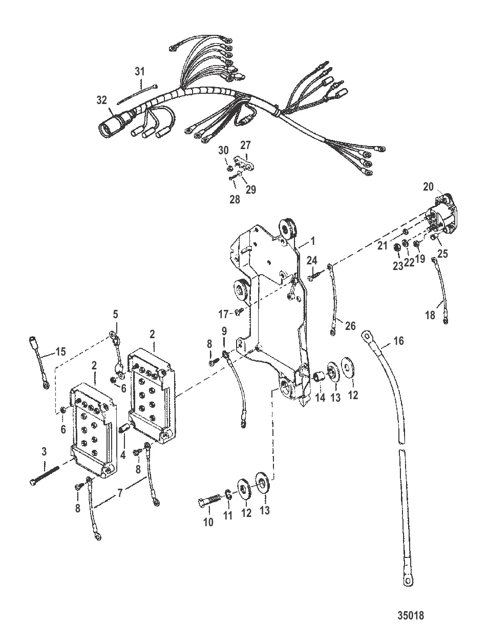 Электропроводка/электромагнит стартера