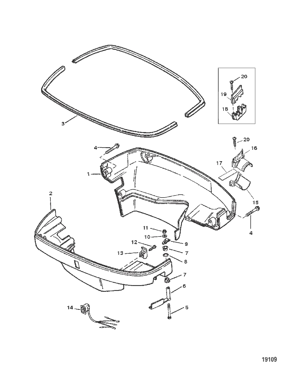 Нижний кожух