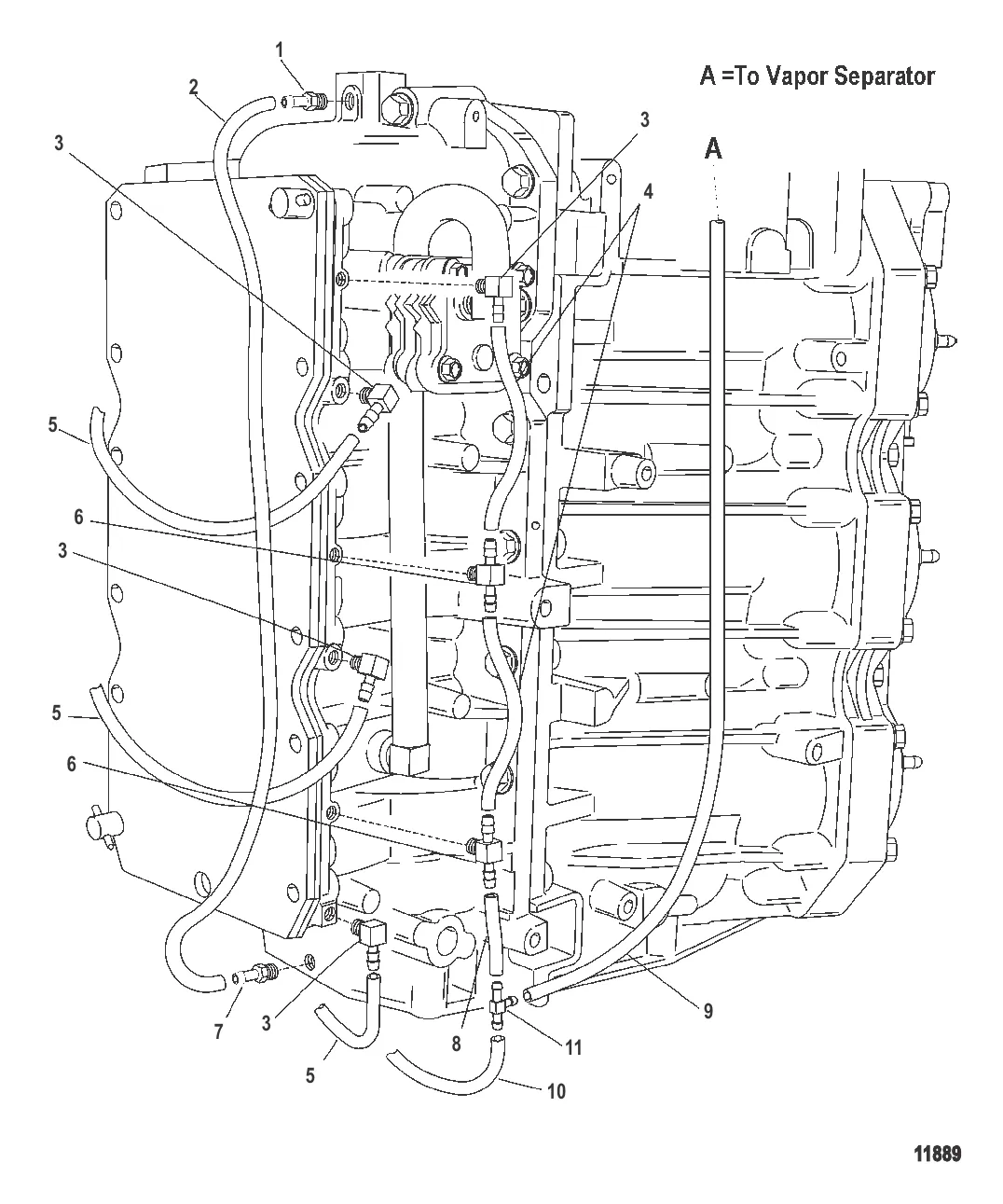 Система стравливания с левого борта