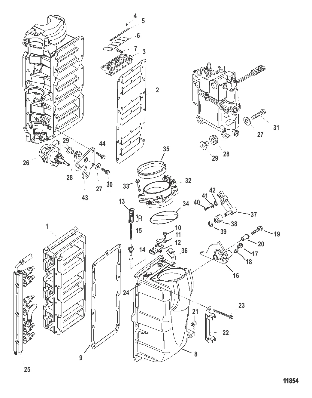 Компоненты блока подачи воздуха