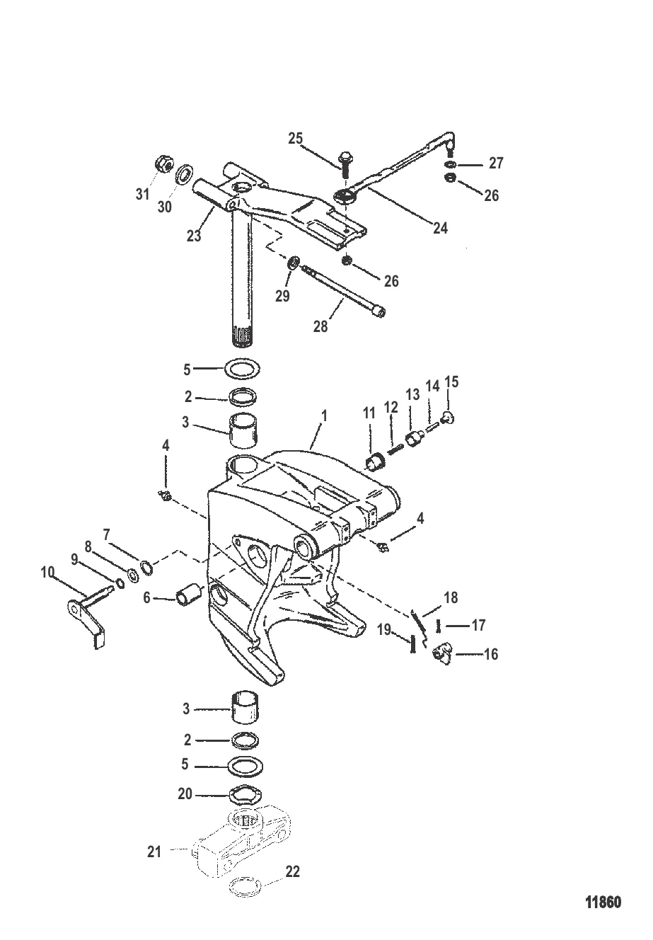 Шарнирный кронштейн (Усиленные)