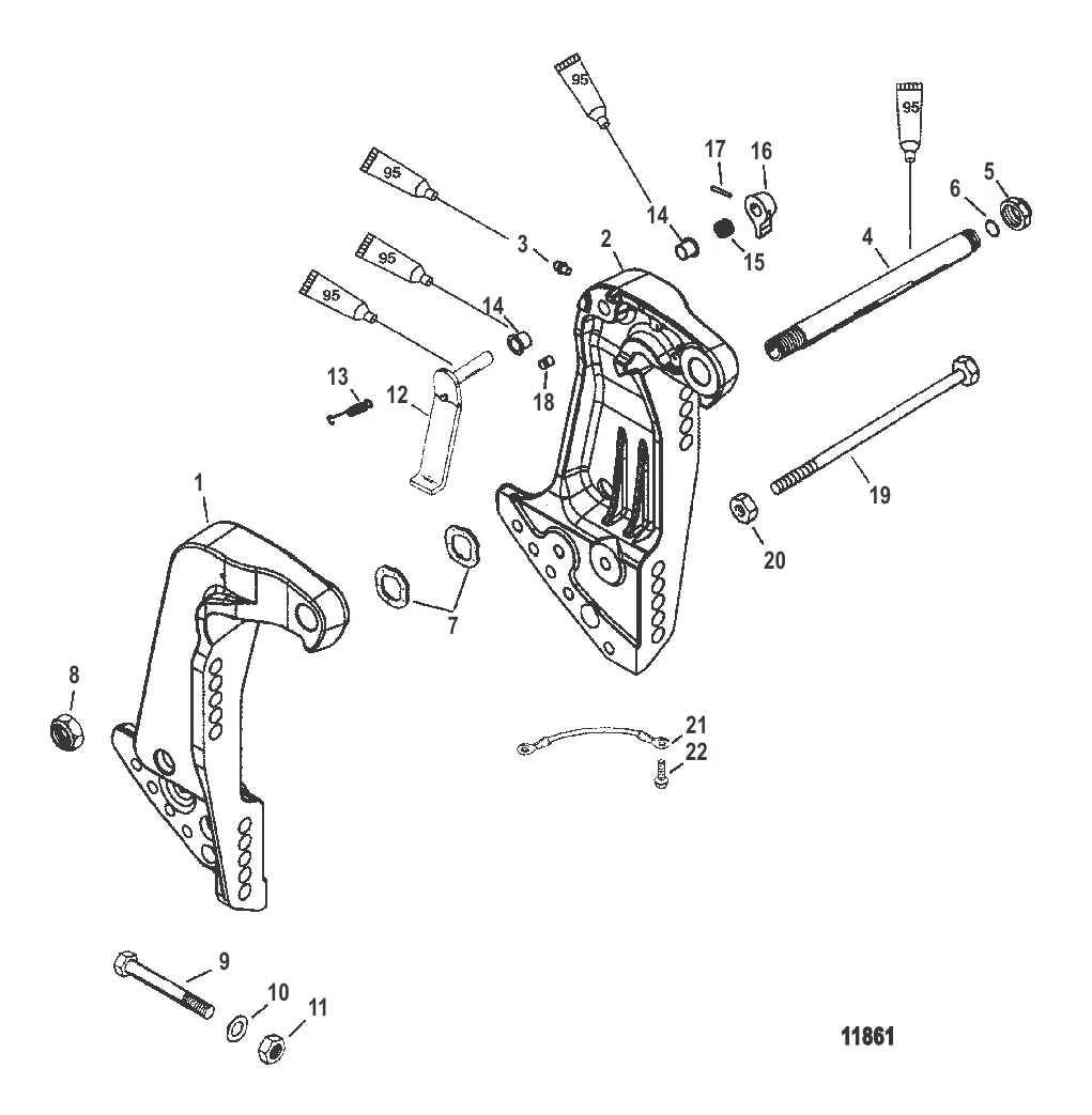 Транцевые кронштейны FleetMaster