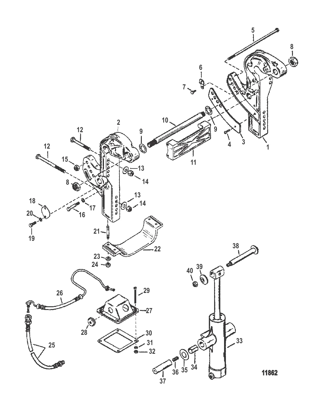 Транцевые кронштейны (SportMaster)