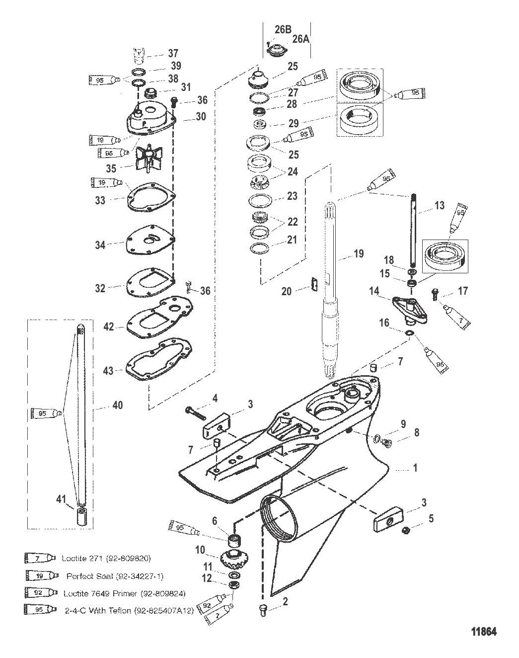 Картер редуктора Ведущий вал – стандартное вращение, SportMaster