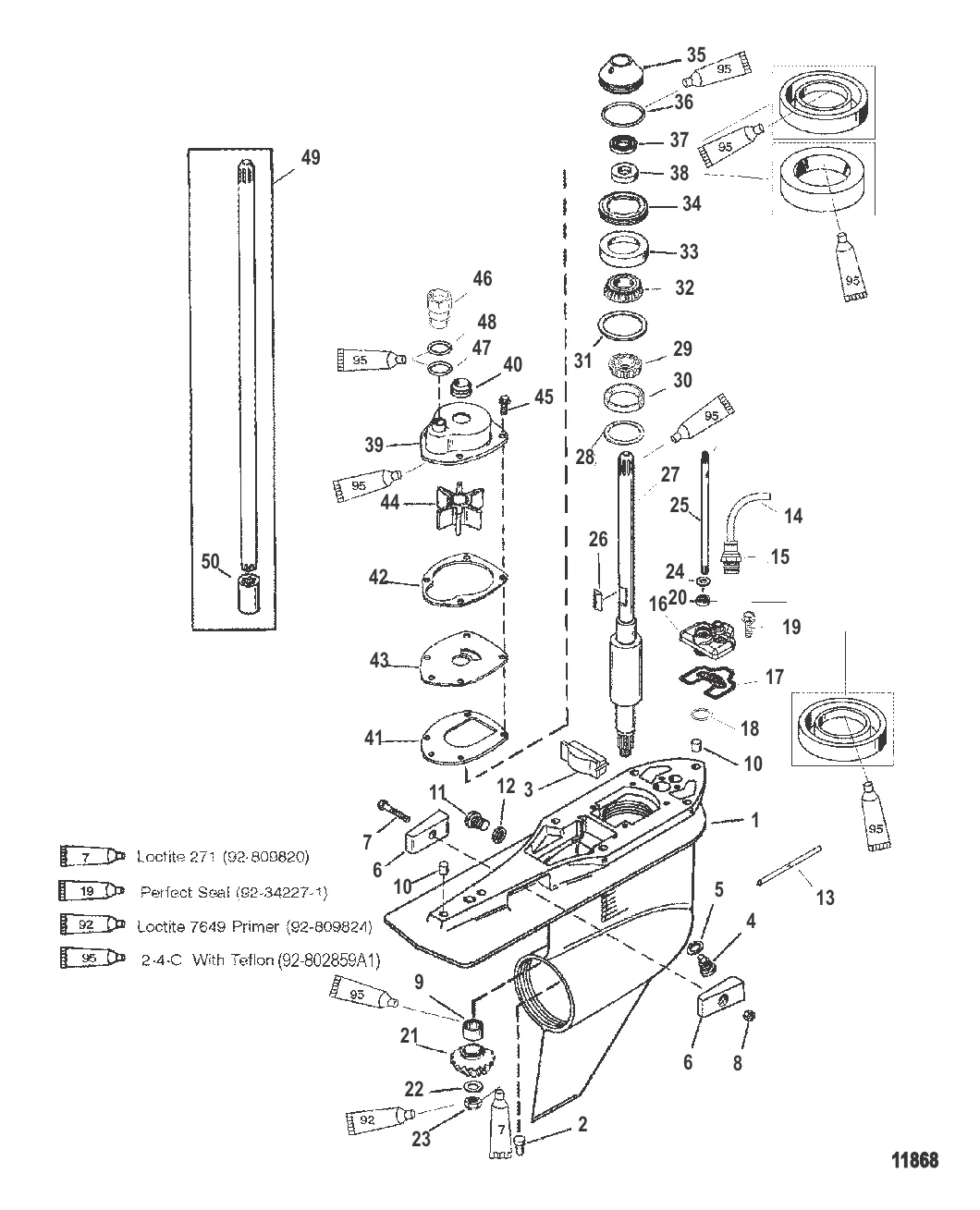 Картер редуктора Ведущий вал – стандартное вращение, FleetMaster