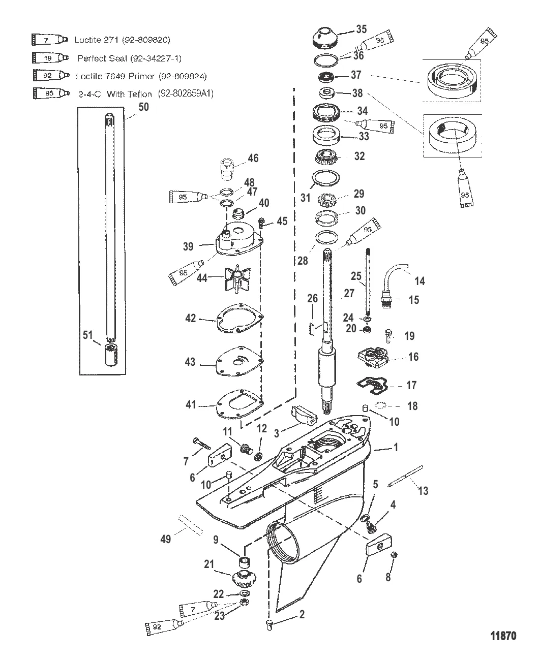 Картер редуктора Ведущий вал – противовращение, FleetMaster