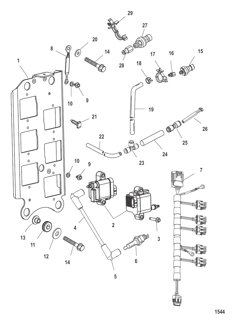 Пластина катушки