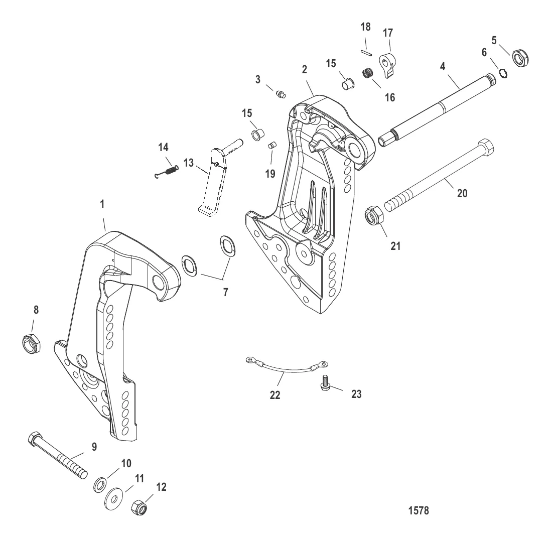 Транцевые кронштейны (Fleet/Torque Master)