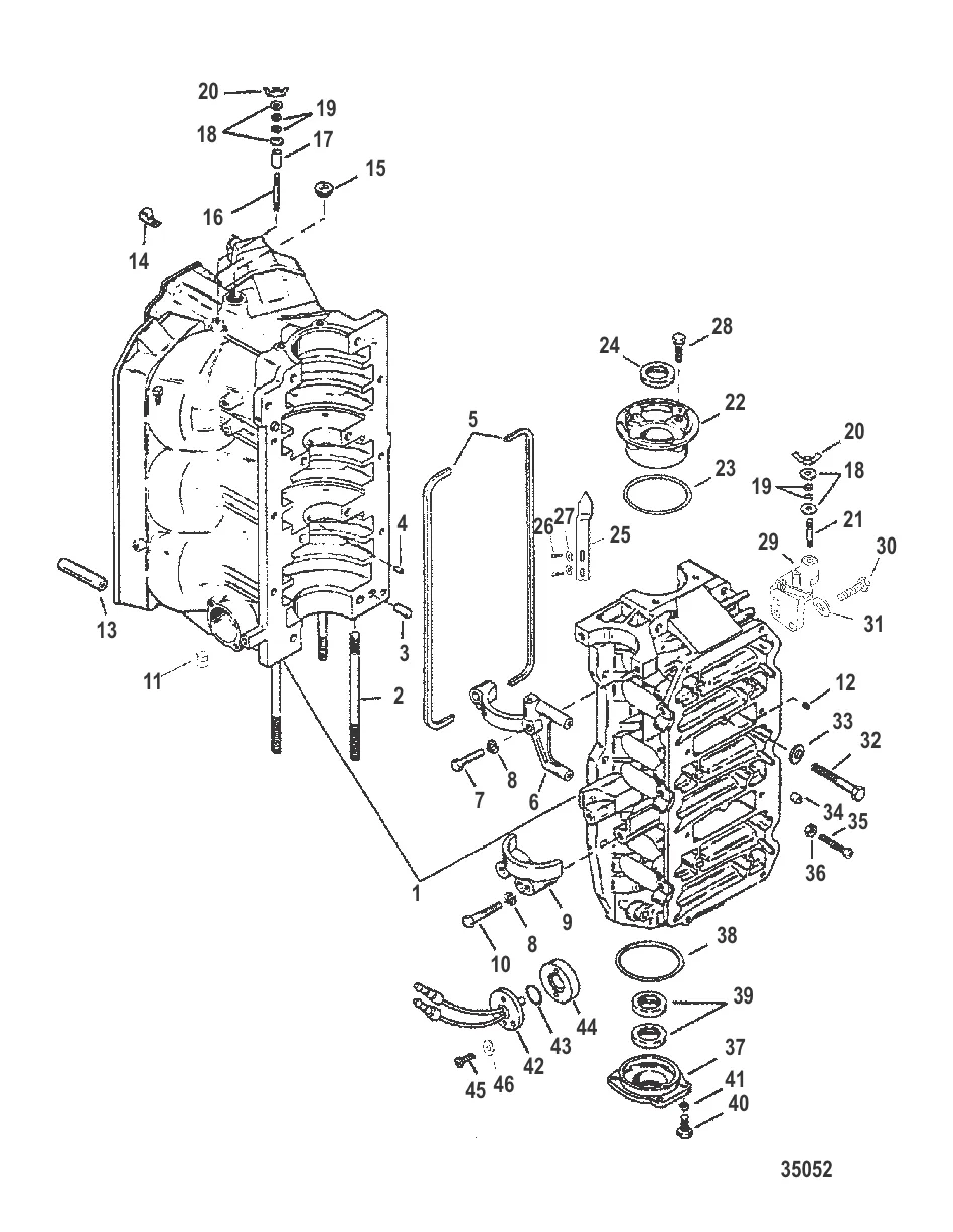 Блок цилиндров и колпачки
