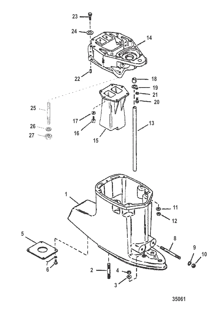Корпус ведущего вала Морской