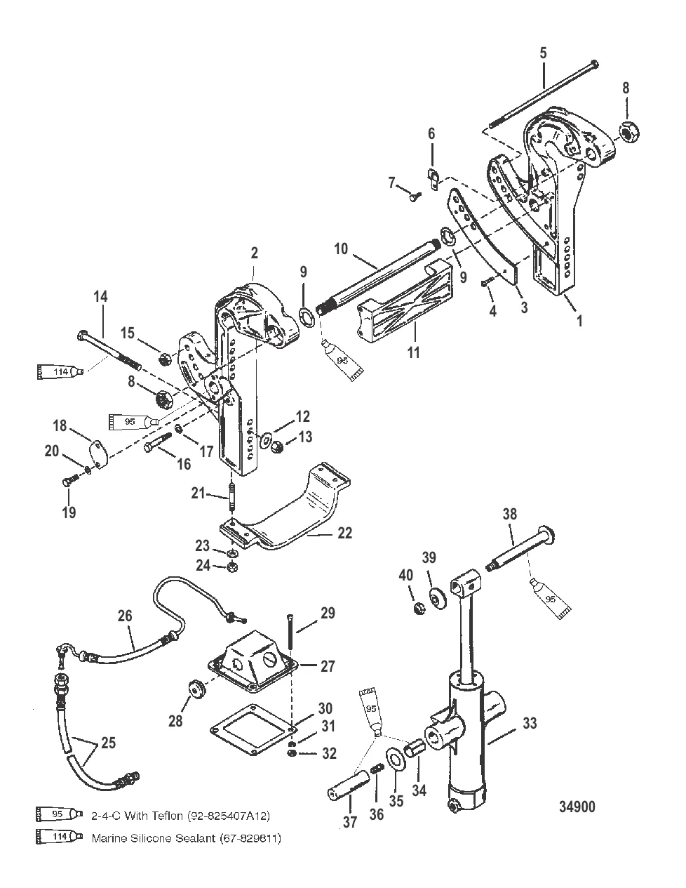 Транцевые кронштейны