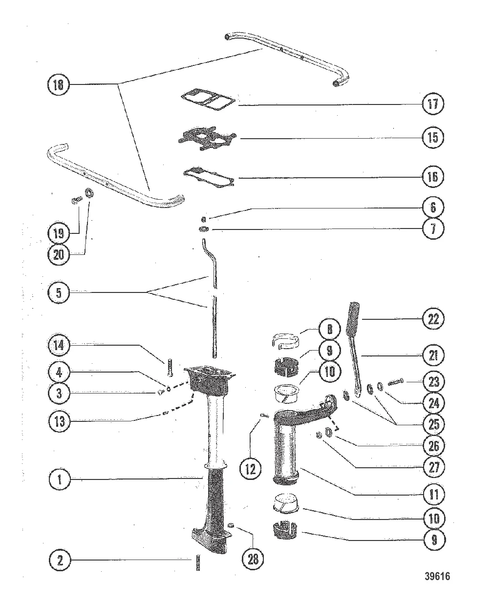 КОРПУС ВЕДУЩЕГО ВАЛА В СБОРЕ