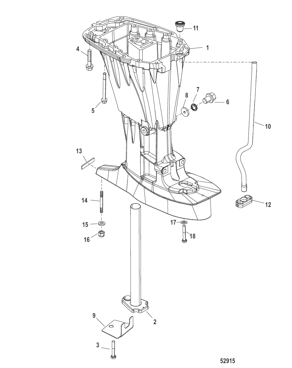 Корпус ведущего вала