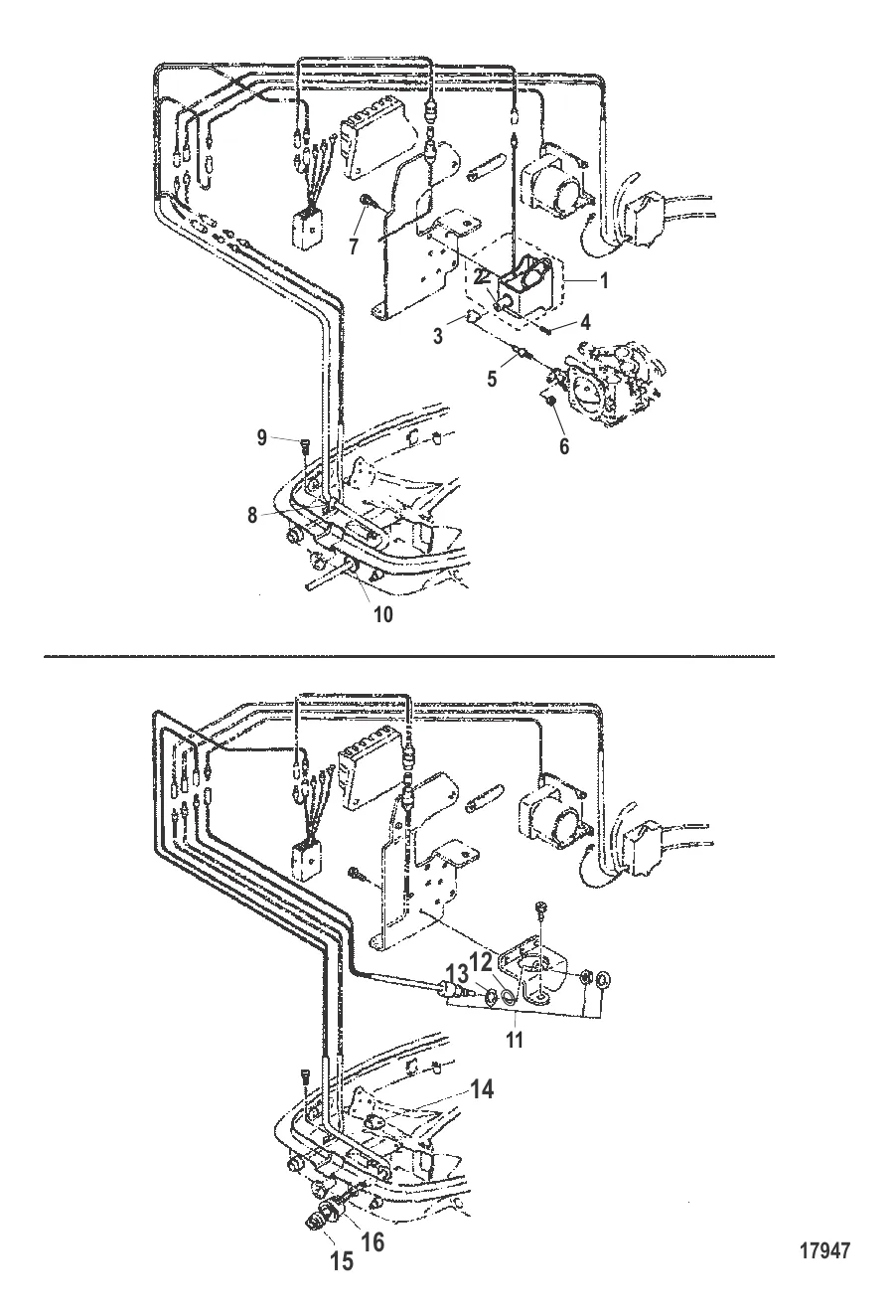 Дополнительные детали электрического стартера