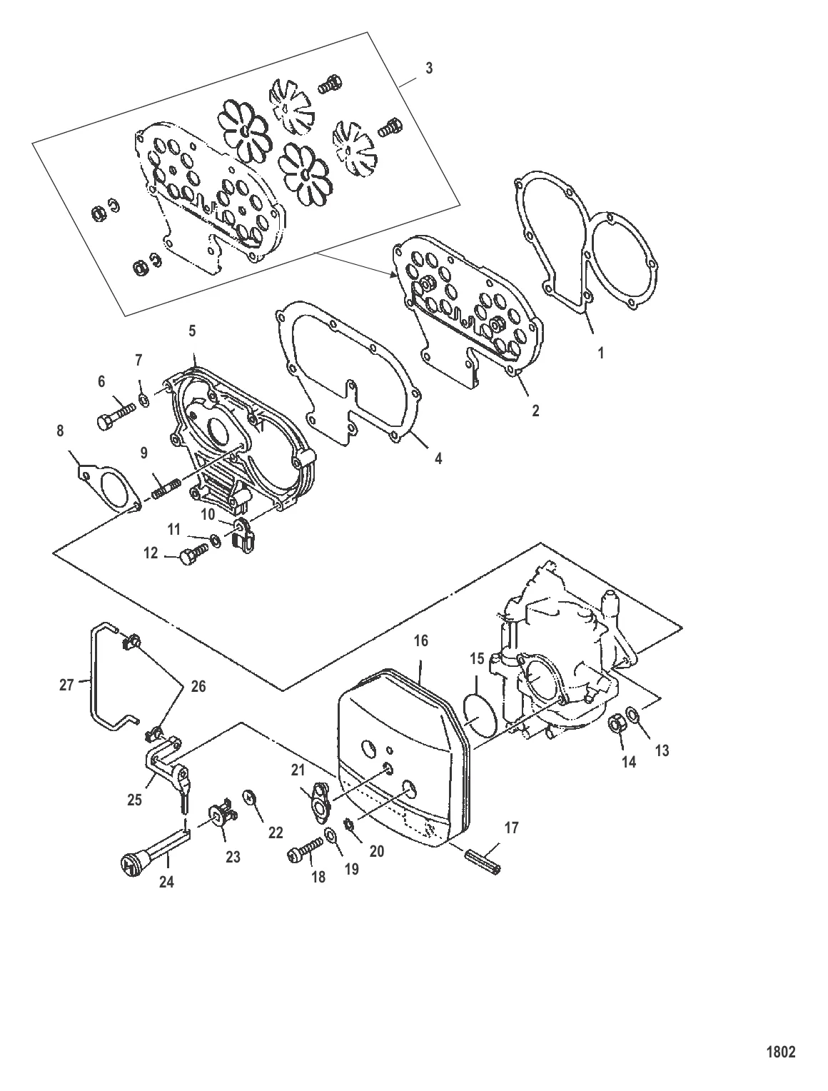 БЛОК С ПЛАСТИНЧАТЫМИ КЛАПАНАМИ