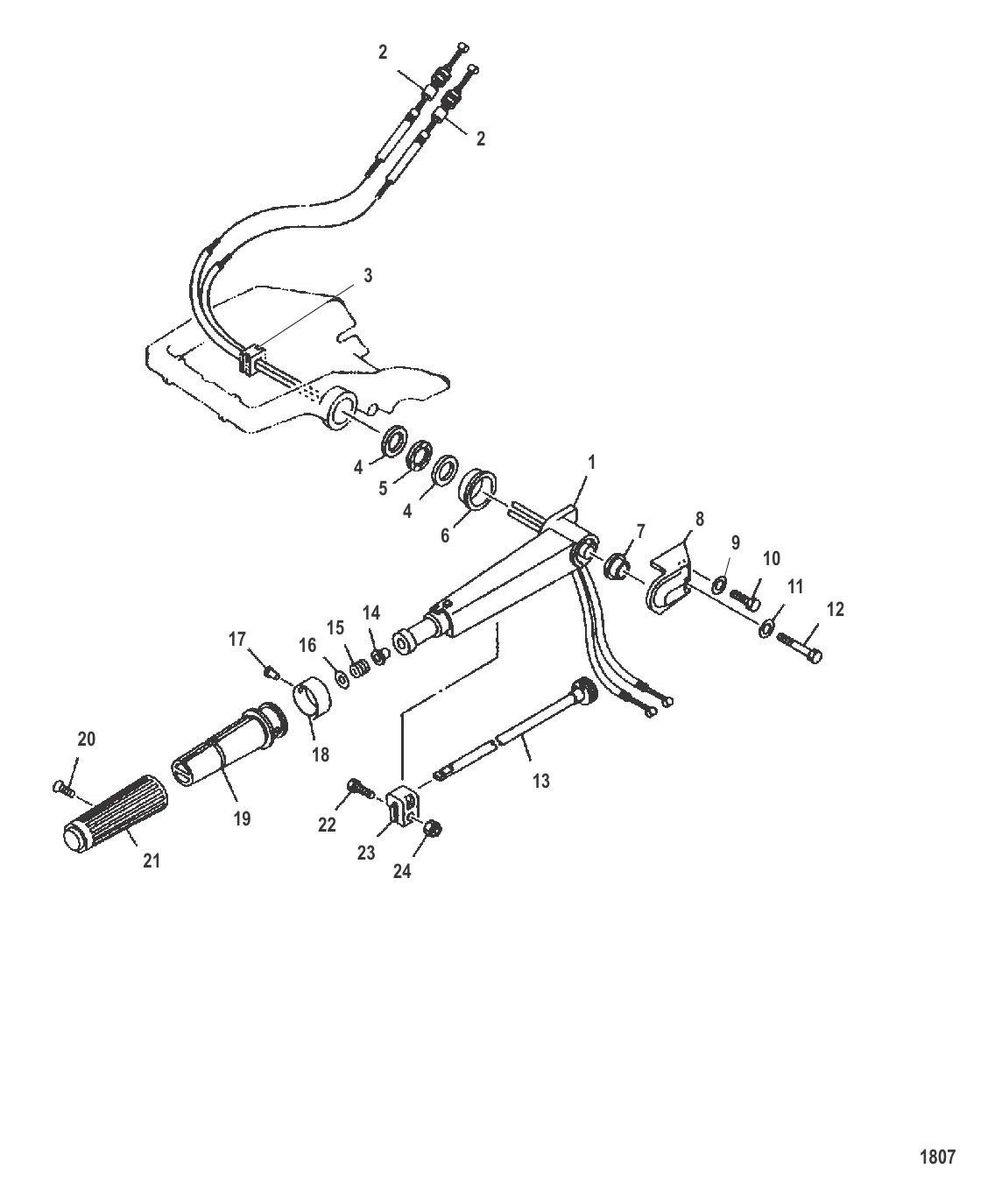РУКОЯТКА РУЛЕВОГО МЕХАНИЗМА