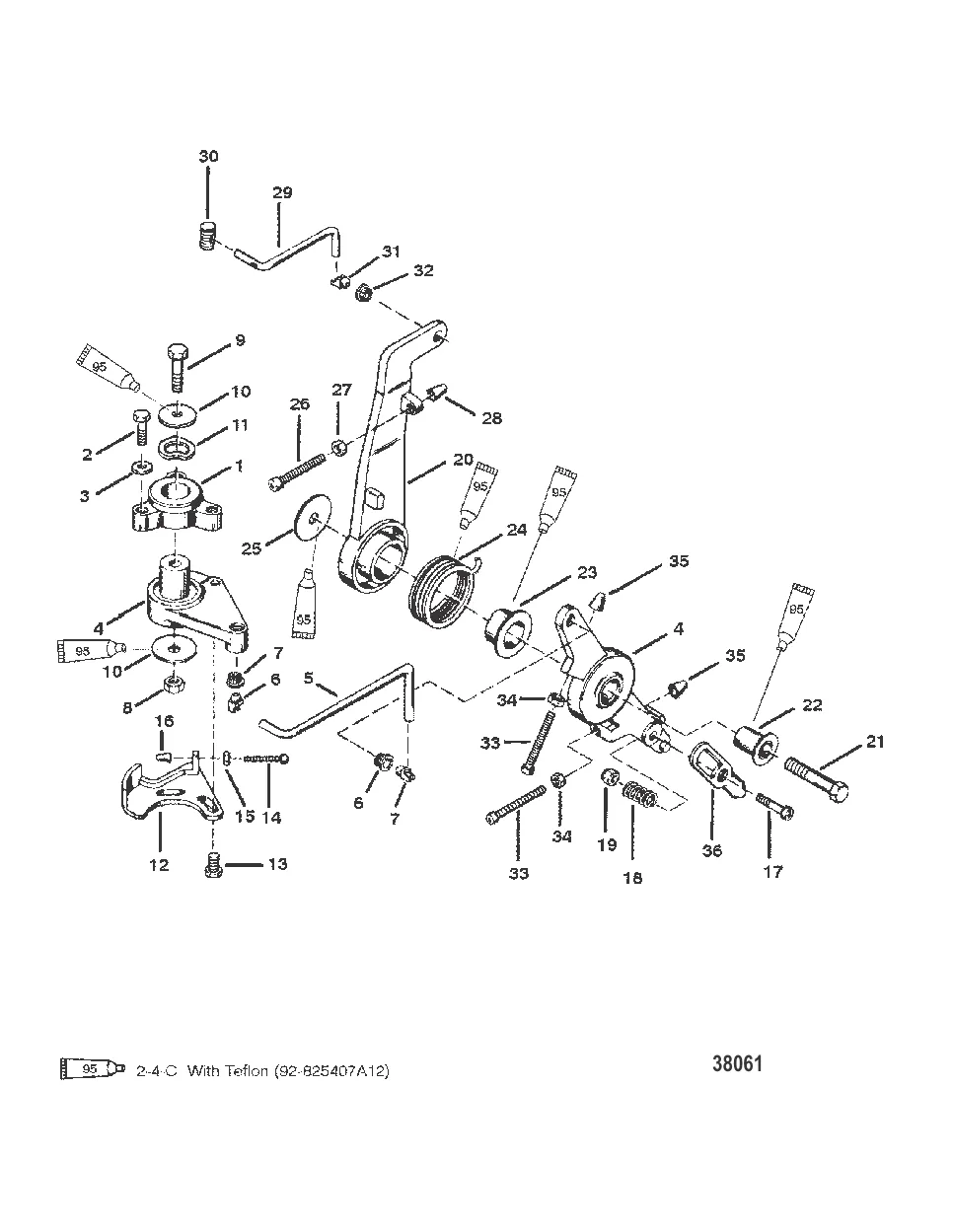 ТЯГА УПРАВЛЕНИЯ ДРОССЕЛЬНОЙ ЗАСЛОНКОЙ (ПЛАСТМАССОВЫЕ ШАРНИРЫ СТЕРЖНЯ ТЯГИ)