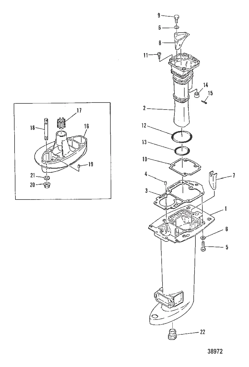 КОРПУС ВЕДУЩЕГО ВАЛА