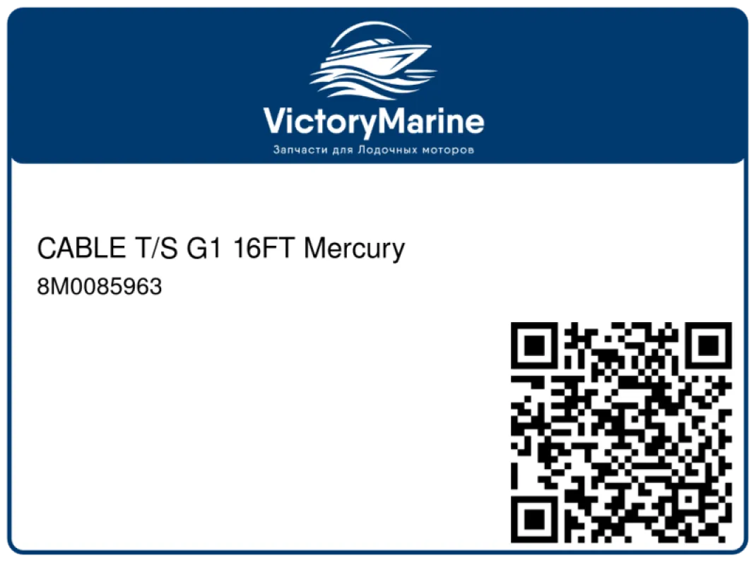 CABLE T/S G1 16FT Mercury