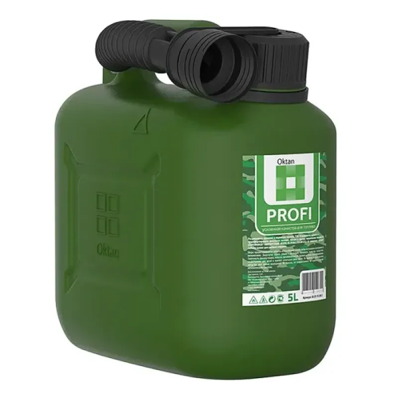 Oktan Канистра для бензина 5л с заливным устройством PROFI