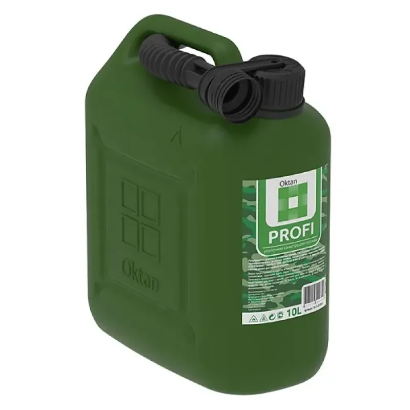 Oktan Канистра для бензина 10л с заливным устройством PROFI