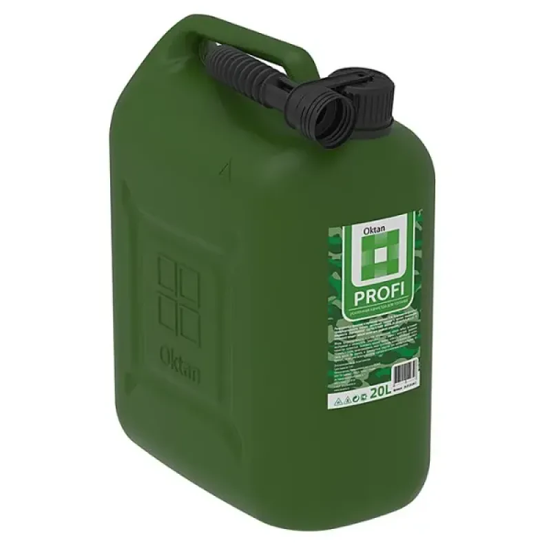 Oktan Канистра для бензина 20л с заливным устройством PROFI