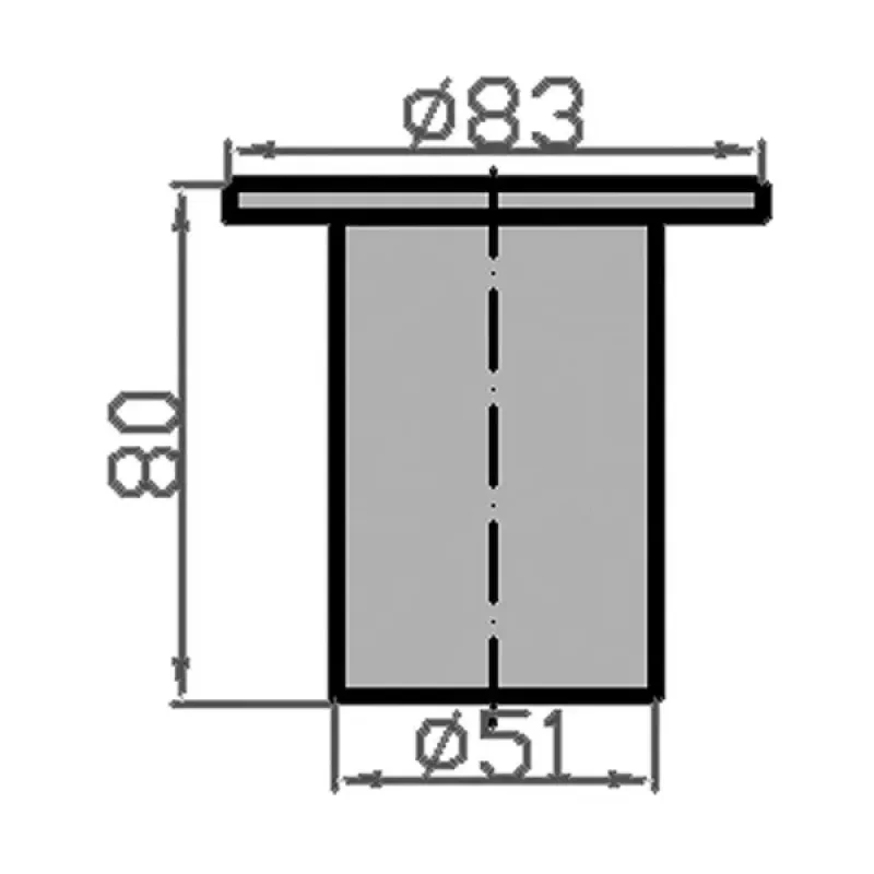 CIM Горловина заливная 50мм (вода) сталь