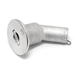 Горловина заливная угловая 38мм Diesel сталь 008958