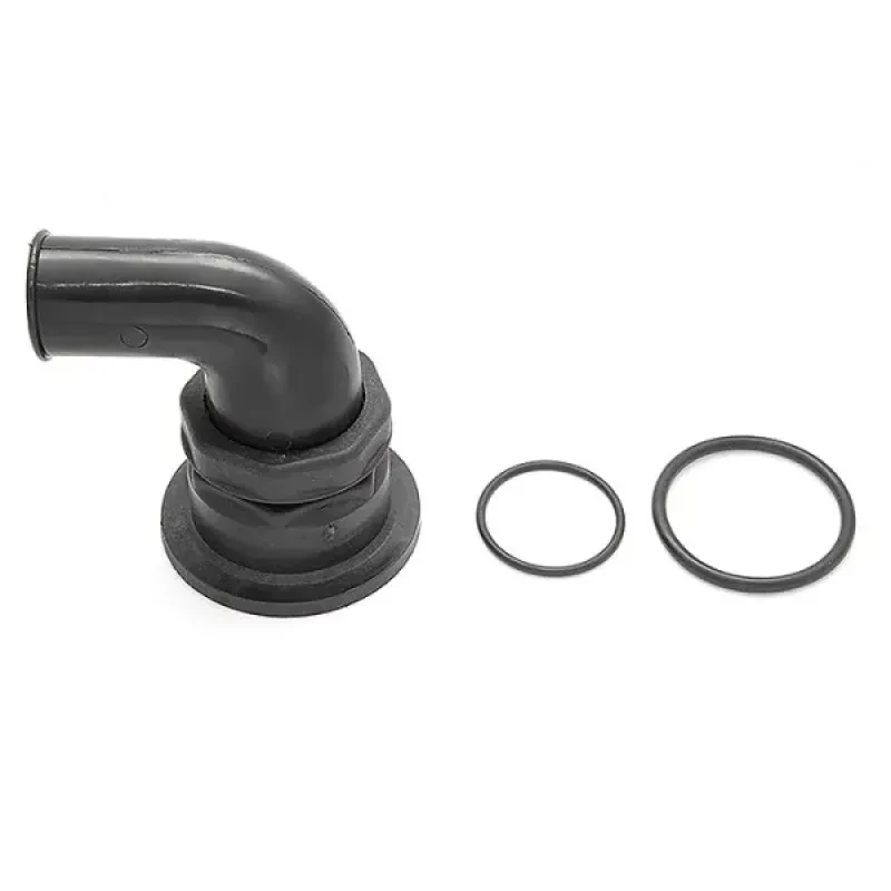 NUOVA RADE Патрубок заливной 38мм. 90 град, пластик