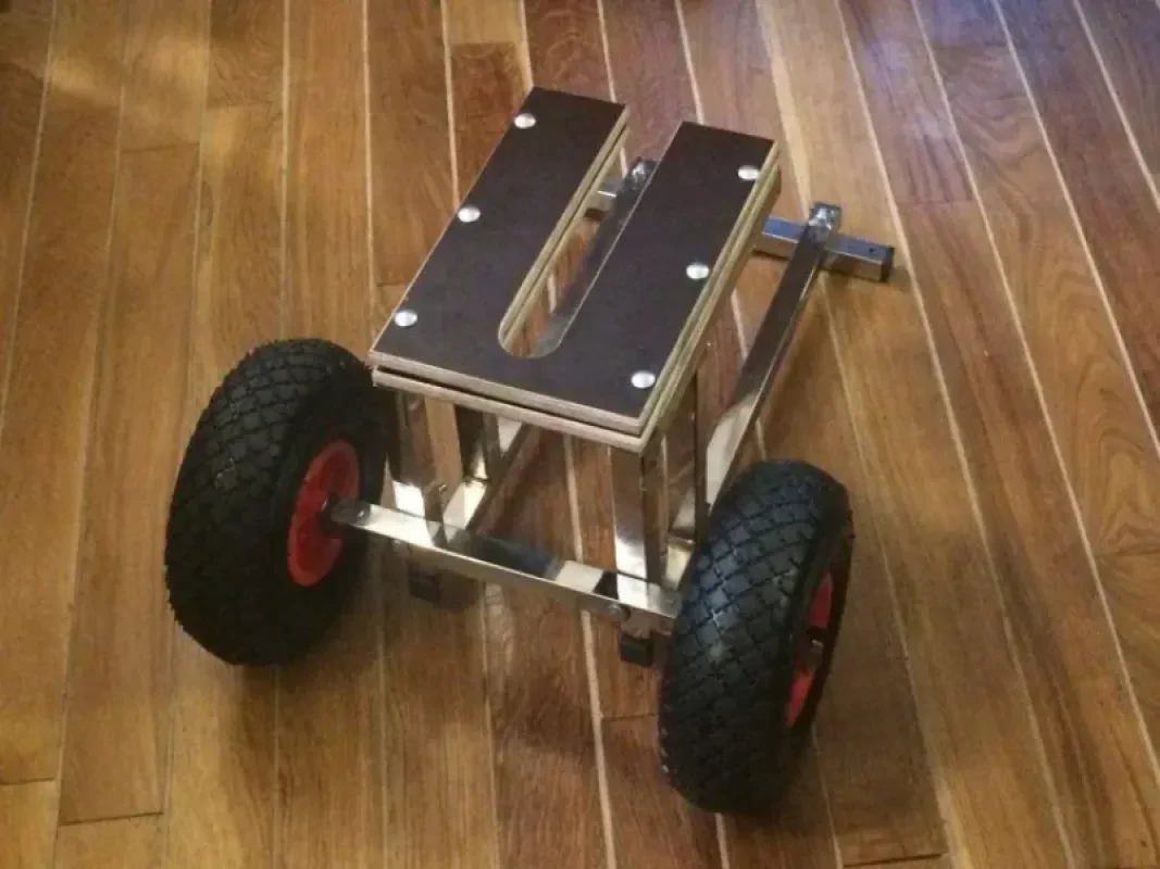 Тележка для моторов до 6 лс из нержавеющей стали