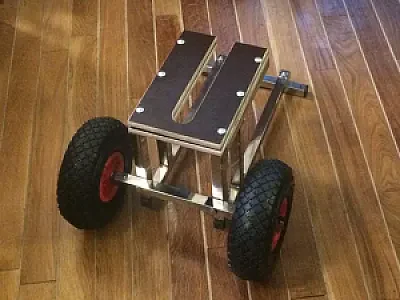 Тележка для моторов до 6 лс из нержавеющей стали 205