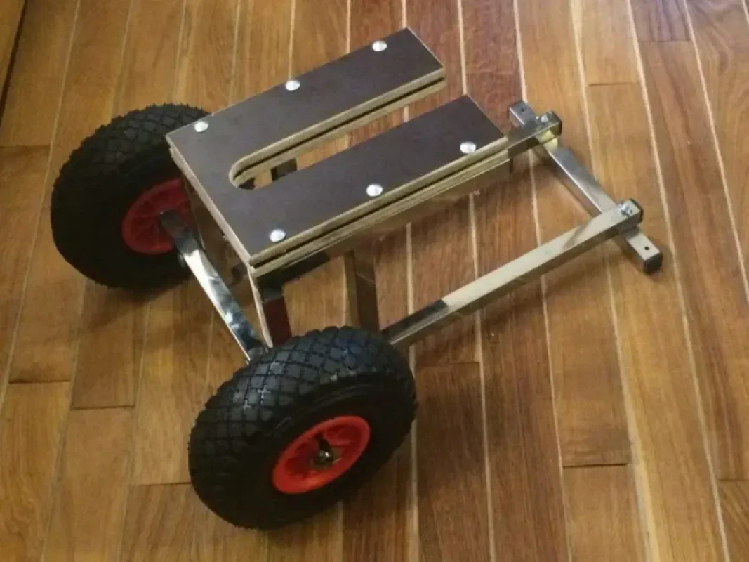 Тележка для мотора 25-30 лс из нержавеющей стали