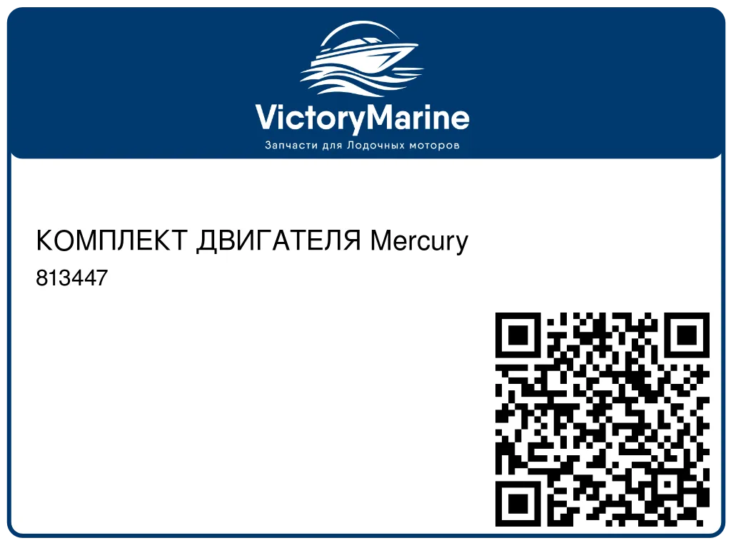 КОМПЛЕКТ ДВИГАТЕЛЯ Mercury 813447