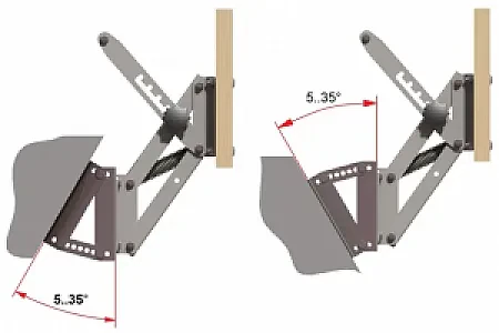 Кронштейн выносного транца наклонный (02) 040513T