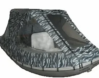 Ходовой тент-палатка для лодки Флагман 420, водонепроницаемый TENTHODFL420