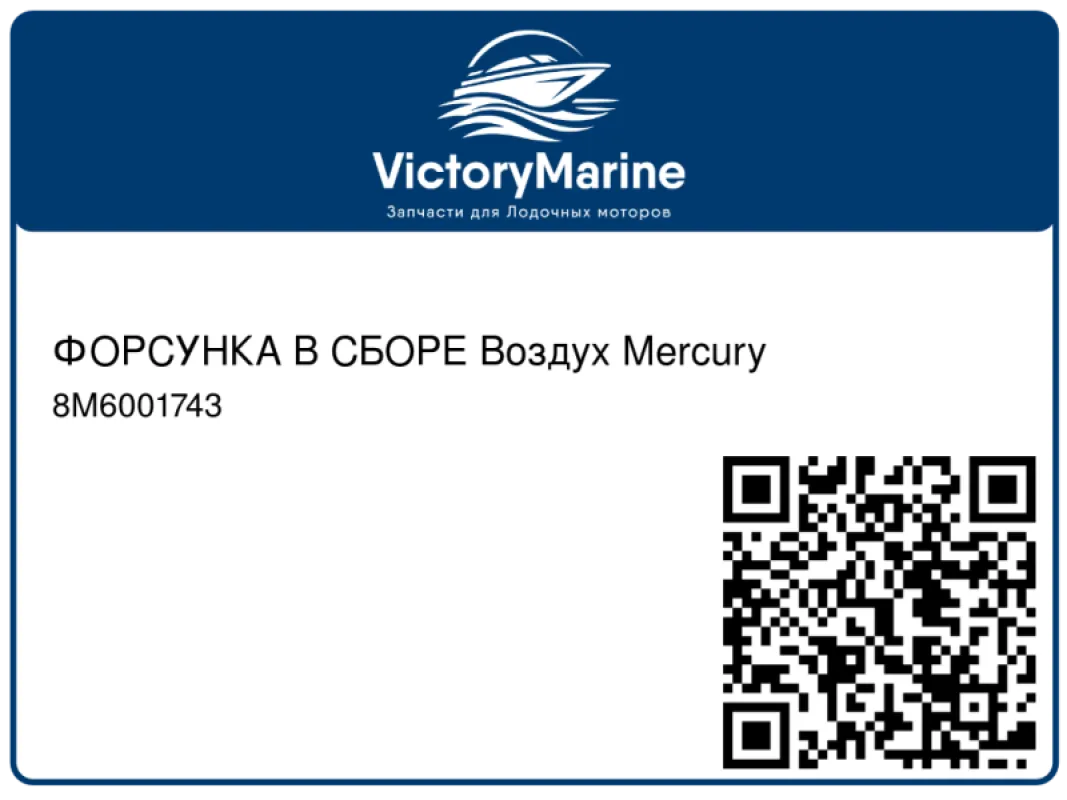 ФОРСУНКА В СБОРЕ Воздух Mercury