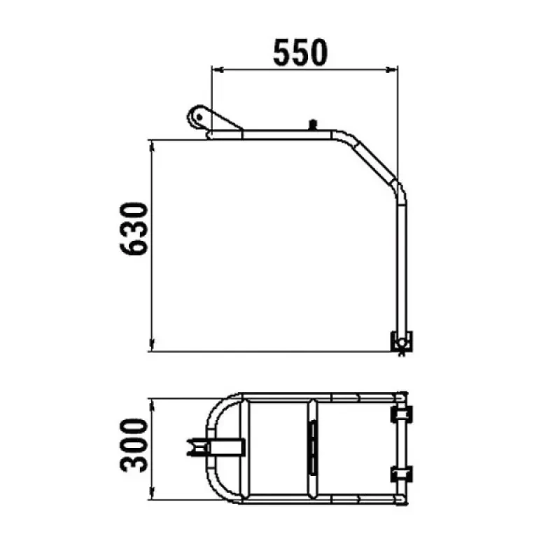 Консоль носовая якорно-швартовная большая