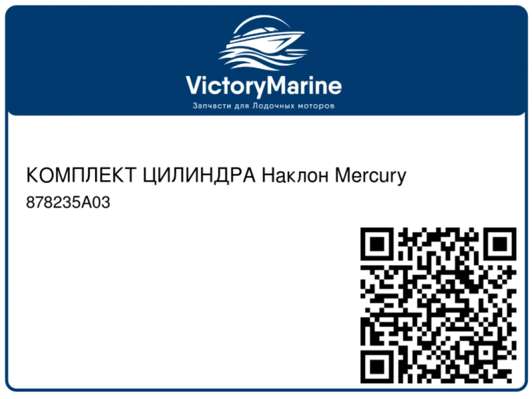 КОМПЛЕКТ ЦИЛИНДРА Наклон Mercury