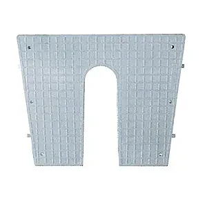 Накладка на транец 420х340 мм наклонная, пластмасса 338/D