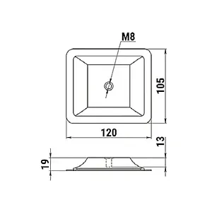 Крепление на баллон НЛ под М8 040527T