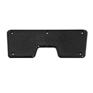 Накладка на транец 223х84 мм, черный пластик 570191