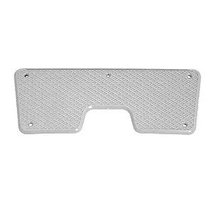 Накладка на транец 223x84 мм, серый пластик 570195